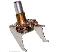 Fender 250K Snap-In Potentiometer, Solid Shaft, Electric Guitar Pot | Genuine Fender replacement part, 250K solid shaft pot, suits electric guitar volume & tone control, easy snap-in fit