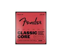 Fender 255R Classic Core Nickel Plated Steel Electric Guitar Strings 10-46 | Light gauge 10-46, nickel plated steel, ball end, bright tone, smooth feel, ideal for beginners & seasoned players