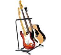 Fender Multi-Stand Guitar Rack Stand for 3 Guitars | Holds 3 guitars securely, space-saving design, suitable for electric, acoustic & bass, ideal for home studio or stage use