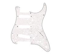 Fender 3 Ply 11 Hole Stratocaster Scratchplate/Pickguard (White Pearloid)