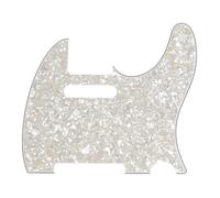 Fender 3 Ply 8 Hole Telecaster Scratchplate/Pickguard (Aged White Pearloid)