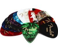 Fender Guitar Picks 351 Shape Celluloid Medley Thin Pack of 12