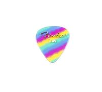 Fender 351 Shape Graphic Picks (12 Pack) for electric guitar, acoustic guitar, mandolin, and bass