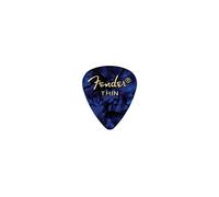 Fender 351 Shape Premium Picks - Blue Moto - Thin - 12 Count Pack,0980351702