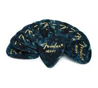 Fender 351 Shape Premium Picks - Ocean Turquoise - Heavy - 12 Count Pack