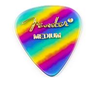 Fender 351 Shape Premium Rainbow Picks Medium Pack of 12