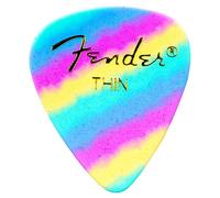 Fender 351 Shape Premium Rainbow Picks Thin Pack of 12
