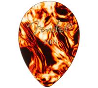 Fender 354 Shape Classic Celluloid Picks (12 Pack) for electric guitar, acoustic guitar, mandolin, and bass
