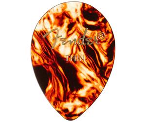 Fender 354 Shape Classic Celluloid Picks (12 Pack) for electric guitar, acoustic guitar, mandolin, and bass