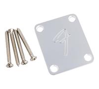 Fender 4-Bolt Vintage-Style Neck Plate "F" (Chrome)