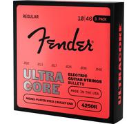 Fender 4250 Ultracore™ Guitar Strings, Nickel Plated Steel, Bullet End, 4250R Gauges .010-.046, (6) - 3 Pack