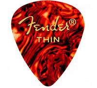 Fender 098-0451-700 451 Shape Picks, 12 Count, Shell, Thin