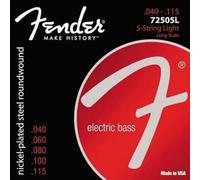 Fender 7250 Bass, Nickel Plated Steel, Long Scale, 7250-5L .040-.115