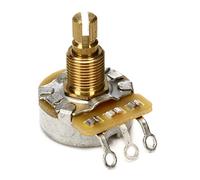 Fender 500K Split Shaft Potentiometer Guitar Volume Tone Control | Genuine Fender replacement pot, fits push-on knobs, 500K ohm, electric guitar volume or tone control, easy wiring upgrade