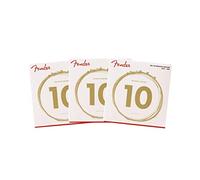 Fender 70CL-3PK Extra Light 10-48 Pack of 3 Sets of Folk Guitar Strings