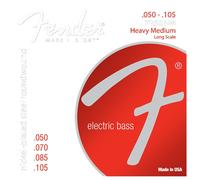 Fender 7250 Bass Strings Nickel Plated Steel Long Scale 7250HM .050-.105 Gauges Set of 4
