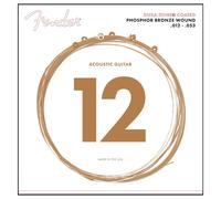 Fender 860L Phosphor Bronze Dura-Tone Coated Acoustic Strings 12-53