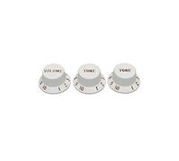 Fender 992035000 Stratocaster Pot Knobs (Volume/Tone/Tone), white