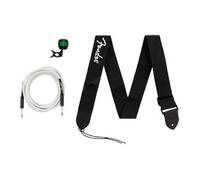 Fender Accessories Bundle Pack - Cable, Tuner, Strap