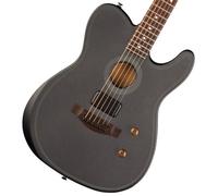 Fender Acoustasonic Standard Telecaster, Charcoal Frost Metallic | Combining revolutionary acoustic architecture, state-of-the art electronics and legendary Fender® electric guitar designs.