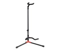Fender Adjustable Folding Guitar Stand - Conveniently showcases your acoustic, electric or bass guitar. Very portable, due to height adjustable & foldable neck style.