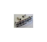 Fender Adjustable Saddle Bridge with Thimbles for Mustang Japan Jaguar and Jazzmaster Guitar, Chrome