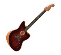 Fender - American Acoustasonic Jazzmaster All-Mahogany, Bourbon Burst