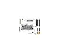 Fender American Series Strat Tremolo Bridge Assembly Chrome 2-Point | Genuine Fender replacement, fits American Series Strat 1986â€“2007, 2-point chrome tremolo, direct drop-in, guitar parts