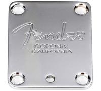 Fender American Standard Neck Plate Guitar Hardware Replacement Part | Genuine Fender replacement neck plate, fits American Standard series, electric guitar hardware, neck joint plate, Corona made