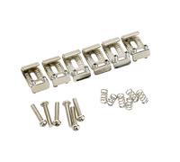 Fender American Standard Stratocaster Fender Stamped Bent Sheet Saddle Set (Nic…