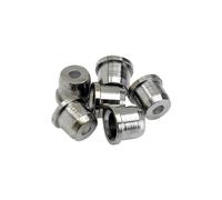 Fender American Standard Telecaster String Ferrules Set of 6 (Chrome)