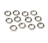 Fender Amplifier Jack Nuts (7/16-20 x 1/8) Electric Guitar Hardware (0053479049)