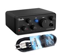 Fender AudioBox Go 2x2-Channel USB-C Audio Interface with Keepdrum Jack Cable