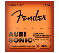 Fender AuriSonic Bronze Acoustic Guitar Strings, Custom Light 11-52