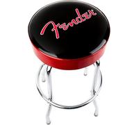 Fender Red Sparkle Logo Barstool 30"