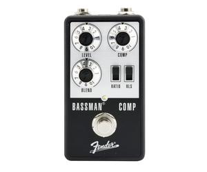 Fender Bassman Analog Bass Compressor Pedal, Blend Control, True Bypass