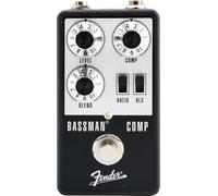 Fender Bassman Compressor Effect Pedal for Bass, Analog Compression with Blend Control, True-Bypass