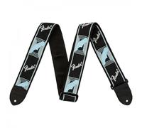 Fender Black Grey and Blue Mono Guitar Strap