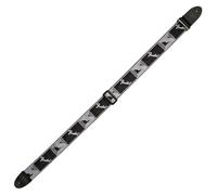Fender Black Grey and Dark Grey Mono Strap