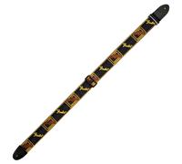 Fender Black Yellow and Brown Mono Strap