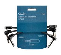 Fender Blockchain 4in Patch Cable 3-Pack Angle/Angle