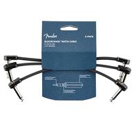 Fender Blockchain 6" Patch Cable, Guitar Cable, Guitar Accessories, 3-Pack, Angle/Angle