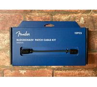 Fender Blockchain Patch Cable Kit for Guitar Pedalboards, Right Angled, Medium