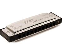 Fender Harmonica Blues Deluxe – Key of C, 10 Holes, Nickel Chrome, Includes Case