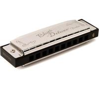 Fender Harmonica Blues Deluxe – Key of C, 10 Holes, Nickel Chrome, Includes Case