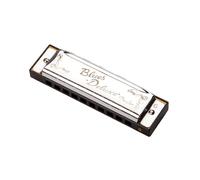 Fender Blues Deluxe Harmonica, Key of E, 10 Holes, Nickel Chrome, Includes Case