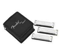 Fender Blues Deluxe Harmonicas - 3-Pack - In ase