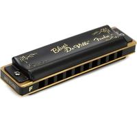 Fender Blues DeVille Diatonic Harmonica, Blues & Beginner, Key of F | 10-hole diatonic harmonica, key of F, ideal for blues & beginners, responsive reeds, comfortable mouthpiece