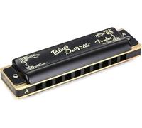 Fender Blues DeVille Diatonic Harmonica, Key of A | 10-hole diatonic harmonica, blues & folk, beginner to intermediate, responsive reeds, comfortable mouthpiece, key of A