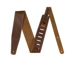 Fender Broken-In Leather Guitar Strap, Tan, 2.5 inch (NEW)